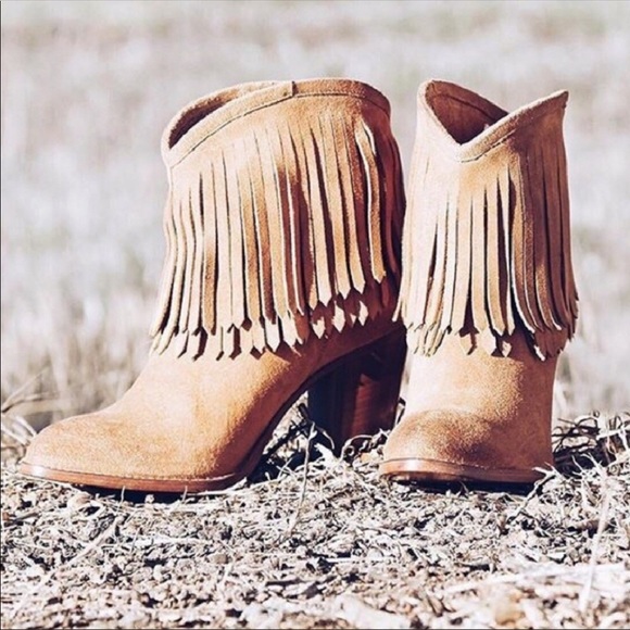 frye ilana fringe bootie
